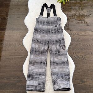 Obermeyer Boys Snow Bib Overalls - I Grow System - Designed in Aspen - Size 8